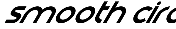 Smooth Circulars font preview